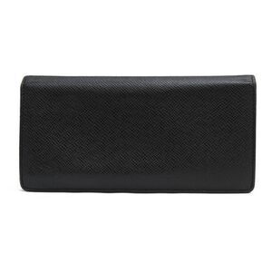 Louis Vuitton Long Wallet Men Leather Genuine Leather Black M32572 Portefeuille